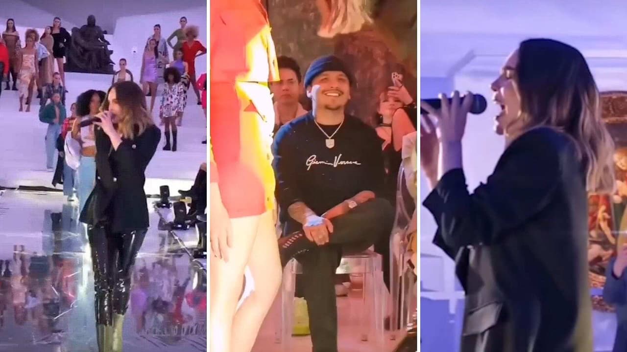 Belinda lanza su nueva colección de ropa y a Nodal se le ‘cae la baba’’ al verla modelar