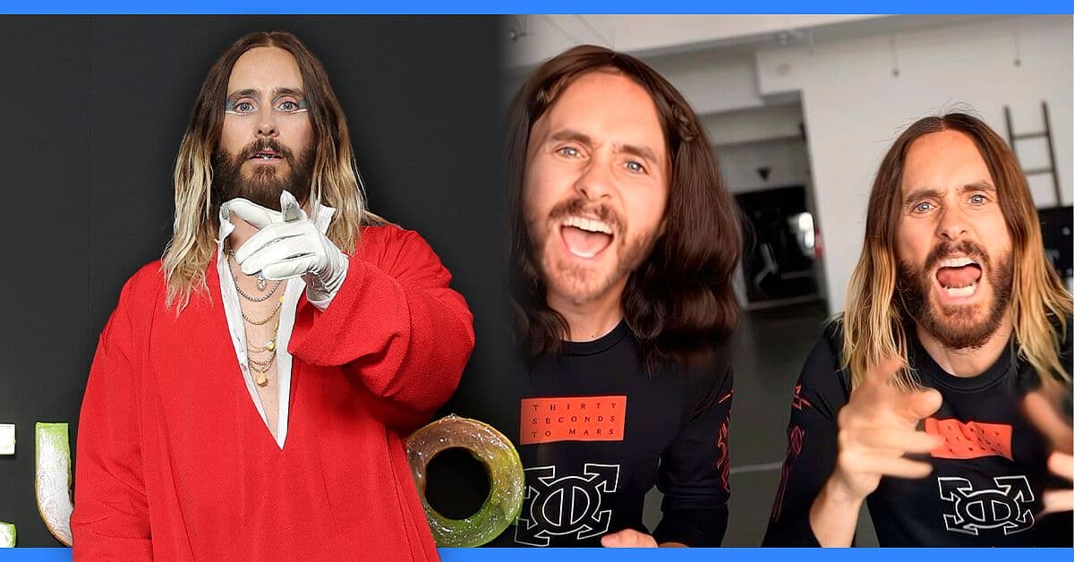 ¿Jared Leto tiene un hermano gemelo? Grabó divertido video con su doble