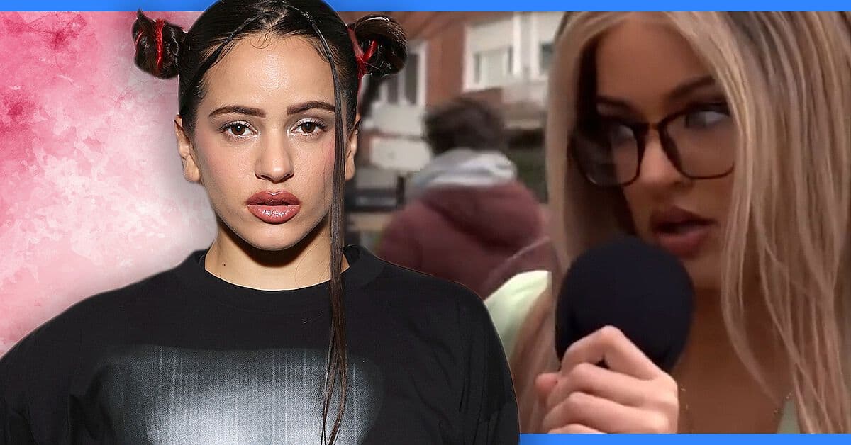 Rosalía se disfraza de reportera para preguntar lo que piensan de ella
