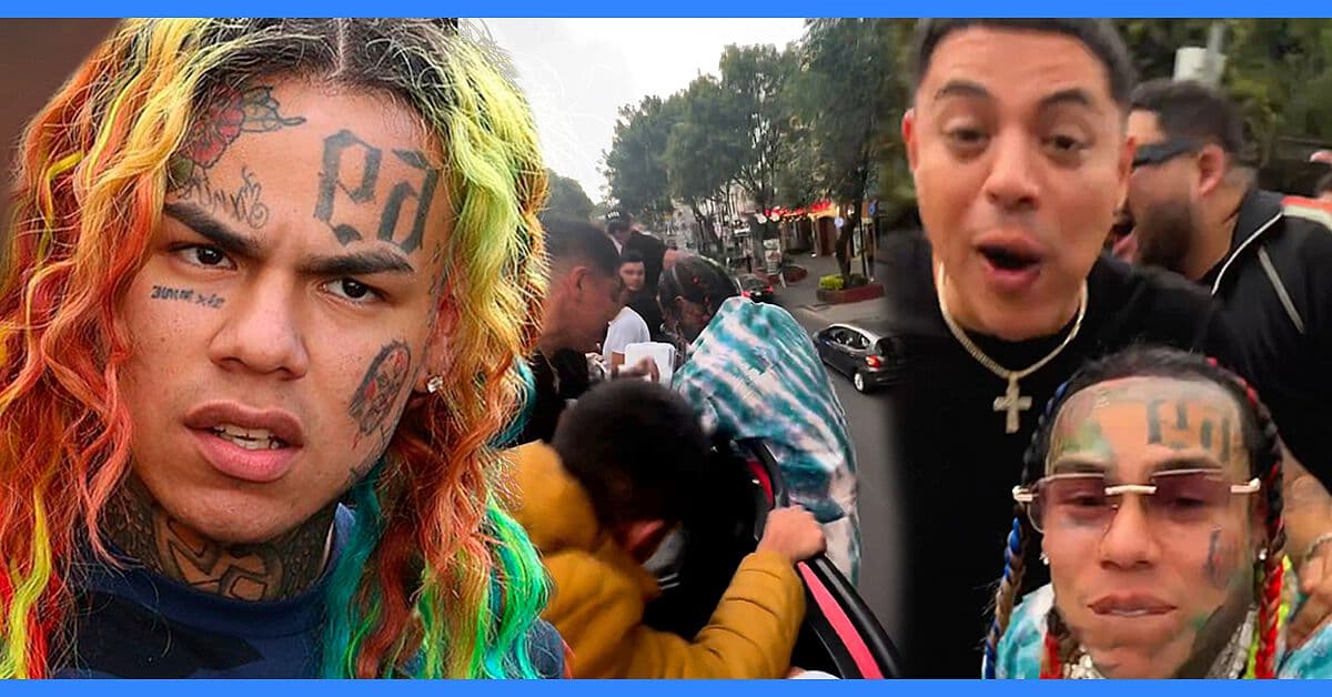 Tekashi 6ix9ine se lanza del 'PartyBus' de Grupo Firme y así lo rescataron