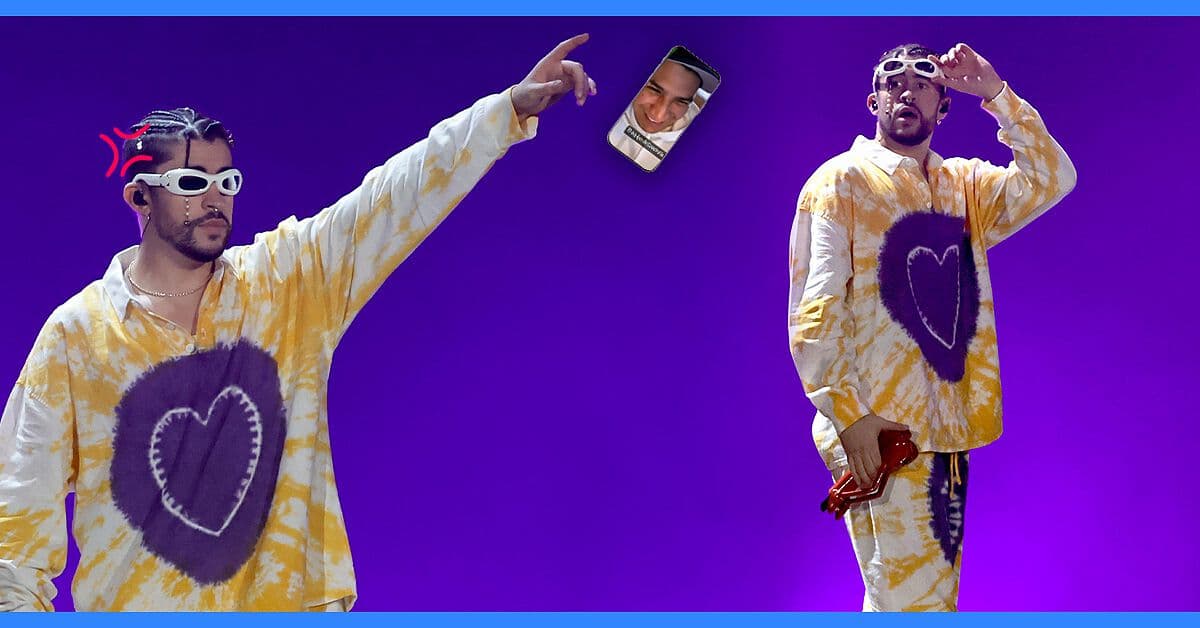 Bad Bunny a Coachella sin celulares: Parodia recrea cómo lo invitaron