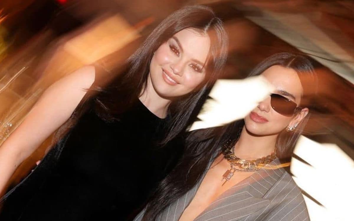 ¿Habrá colaboración de Selena Gomez y Dua Lipa? La foto que desató locura